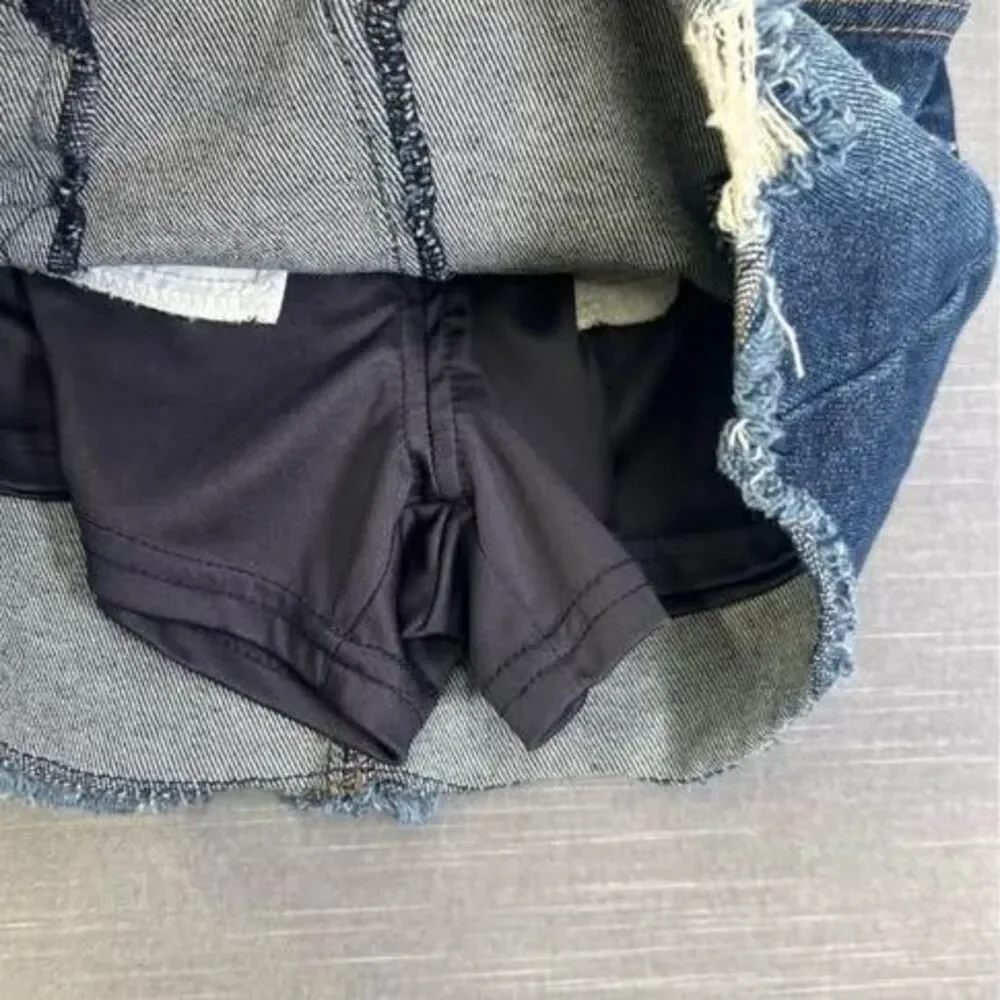 Justice Girl's High Rise Denim Skirt, Size 7